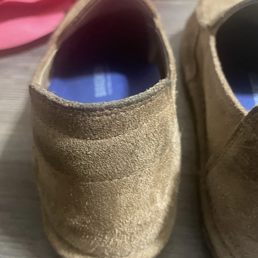BIRKENSTOCK Utti Brown Suede Slip On Loafer Shoes 38/US 7 Loafer Granola Crunchy